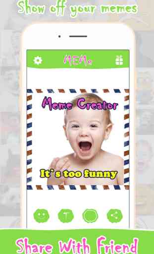 Meme Text Producer - Write captions to lol pictures & create demotivational posters! 4