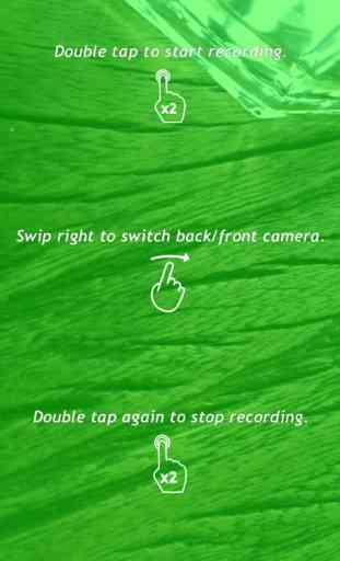 Night style camera video recorder - Recording night vision videos with green color screen 2