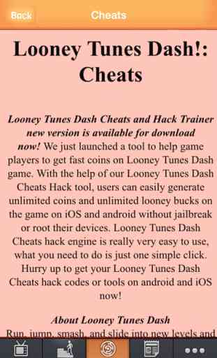 Cheat and Tips For Looney Tunes Dash 2