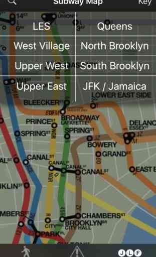 CrossWalk NYC: cross-street finder & subway map 1