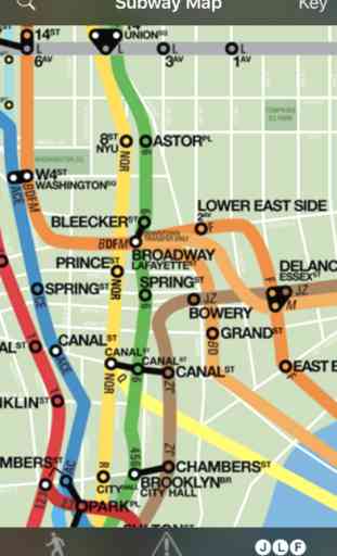 CrossWalk NYC: cross-street finder & subway map 2