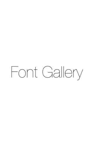 Font Gallery-Fonts preview tool 1