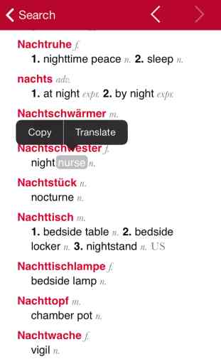 German-English Dictionary from Accio 3