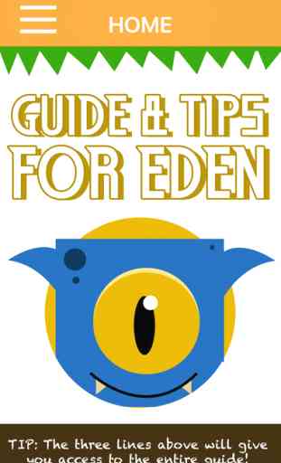 Guide & Tips For Eden - World Builder 1