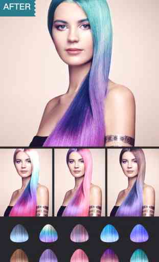 Hair Styles Salon 2- Face Haircuts Dye Visage Cam 1