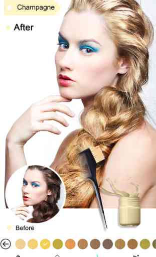 Hair Styles Salon 2- Face Haircuts Dye Visage Cam 3