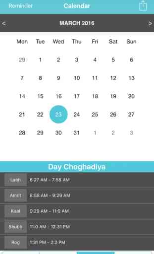 Hindu Calendar: A Tithi Calendar and Tithi Reminder 2
