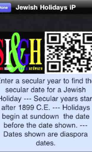 Jewish Holidays iP 4