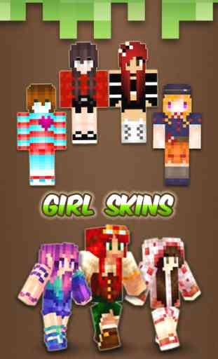 New Girl Skins - Pixel Exporter for MineCraft Pocket Edition 1