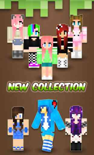 New Girl Skins - Pixel Exporter for MineCraft Pocket Edition 2