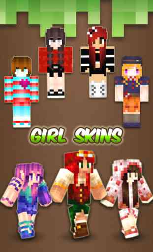 New Girl Skins - Pixel Exporter for MineCraft Pocket Edition 4