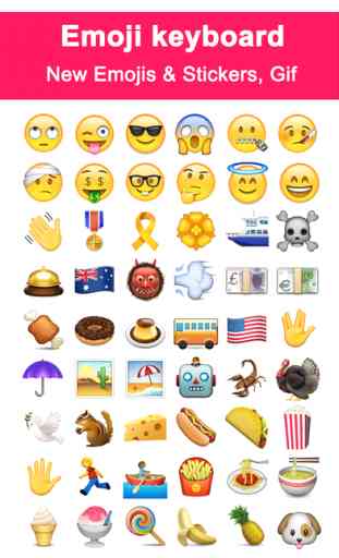 Best Emoji Keyboard - Customized with New Animated Emojis, Gif & Cool Fonts 1