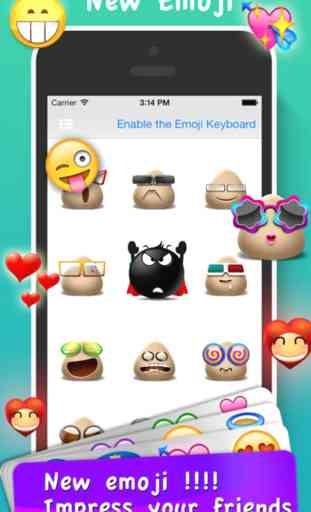 Emoji Emoticons & Animated 3D Smileys PRO - SMS,MMS Faces Stickers for WhatsApp 4