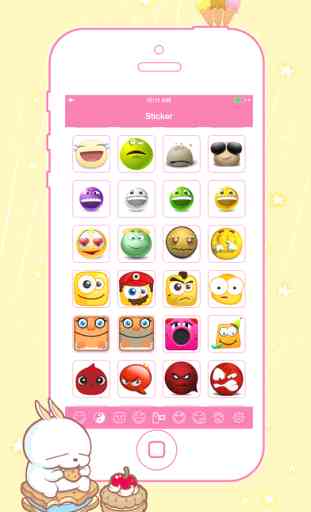 Emoji for Facebook - Extra Emoticons , 3D Animated GIFs, Smiley Stickers for Messenger 2