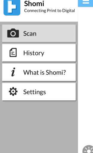Shomi - Better than a QR code scanner truly connecting print to digital 3