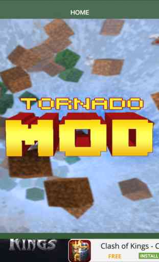 TORNADO MOD - Tornado Mod For Minecraft Game PC Pocket Guide Edition 4