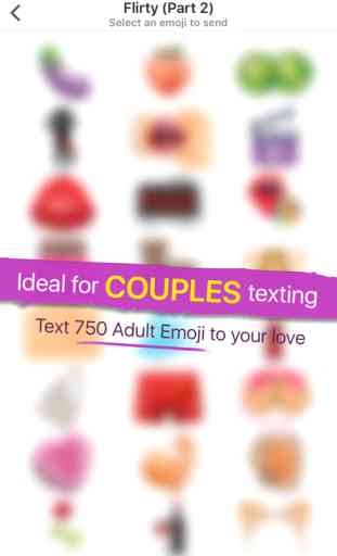 Adult Emoji Icons - Romantic & Flirty Texting 2