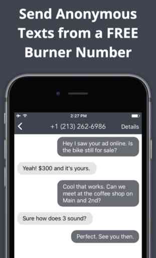 Anonymous Texting & Free Private Burner Number App 1
