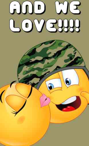 Army Emojis Keyboard Memorial Day Edition by Emoji World 3