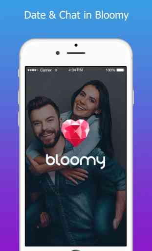 Bloomy: A dating app for single men to meet women 1