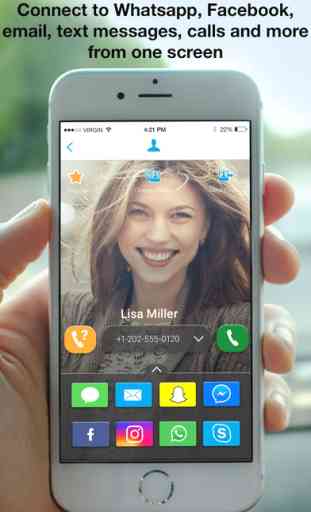 Eyecon: Phone dialer & address book contact photos 1