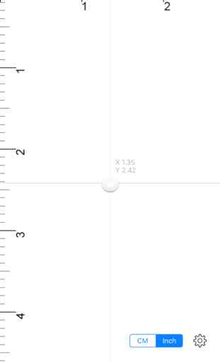 Ruler - A practical length measurement tool, Supports (CM) and (inch) 2
