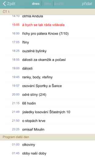 TV PROGRAM - Česká televize 2