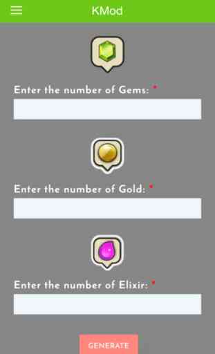 XMod Free Gems Calculator for Clash of Clans 1