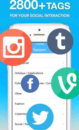 Tagsgram Free - Most Popular Tags for Likes, Comments and Followers on Instagaram, Vine and Tumblr 1
