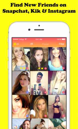GetFriends - Find Free Snapchat, Kik Friends 1