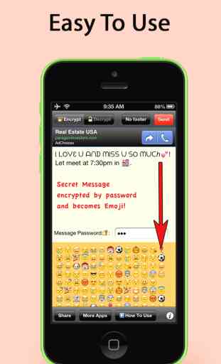 HideMessage Pro - send private messages encrypted into emoticons 2