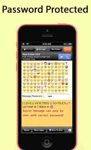 HideMessage Pro - send private messages encrypted into emoticons 3