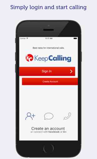 KeepCalling - Best International Calling App 1