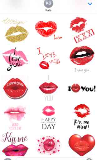 Kissing Emoticons 