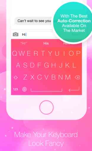 PinkKey: colorful pink predictive keyboard with autocorrect, autocomplete and prediction 1