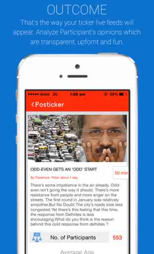 Posticker-Opinion Polling App 4