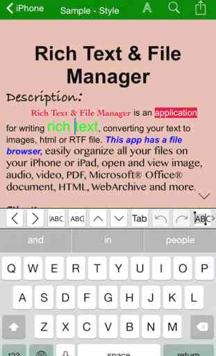 Rich Text & File Manager 1