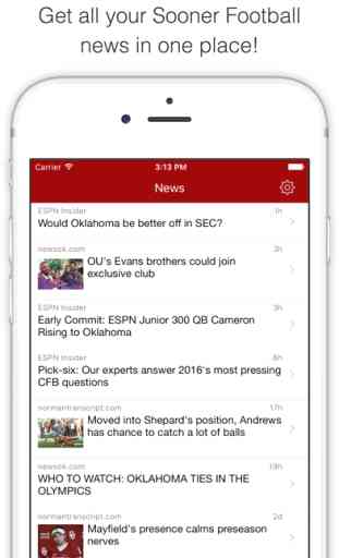 SoonerApp Oklahoma Football News 1