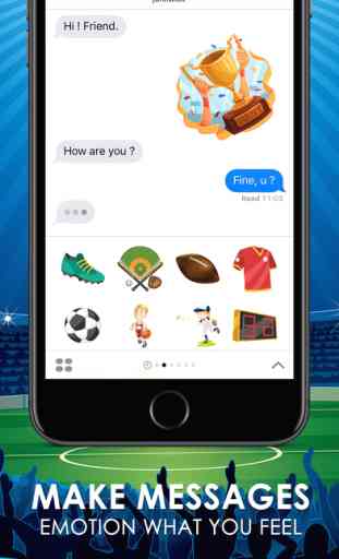 Sports Emoji Stickers Keyboard Themes ChatStick 2
