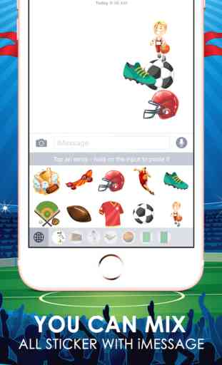Sports Emoji Stickers Keyboard Themes ChatStick 3