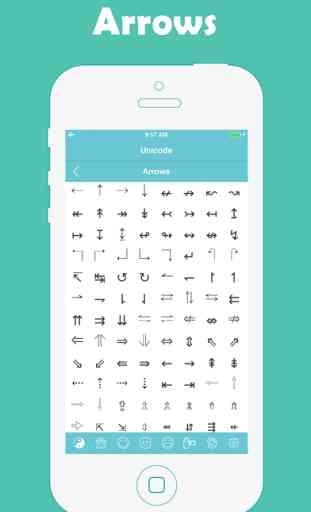 Symbol Pad - Unicode Smileys Icons,Characters Symbols Keyboard for WhatsApp 2