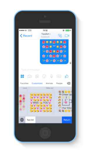 TextArt Keyboard-Make Your Text Message Colorful 3