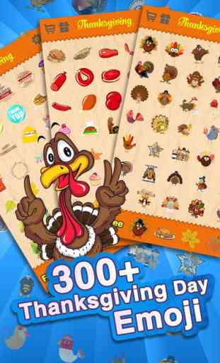 Thanksgiving Day Emoji - Holiday Emoticon Stickers for Messages & Greetings 1