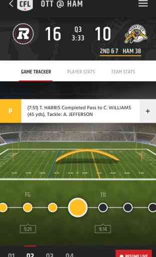 CFL Mobile - The Official App 1