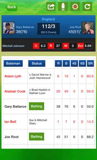 Cricket live score App 1