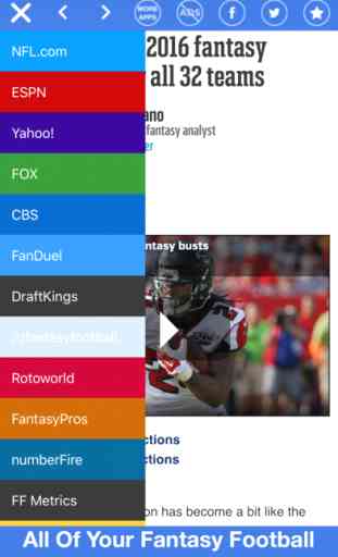 Fantasy Football All In One - Tools, News, & More! 1