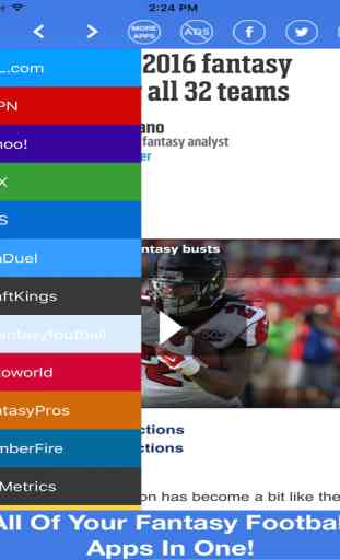 Fantasy Football All In One - Tools, News, & More! 4
