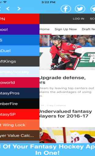 Fantasy Hockey All In One Tools, News, and More! 4