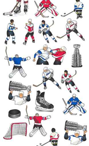 Hockey Sticker Set 1
