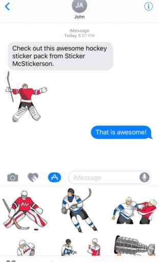 Hockey Sticker Set 2